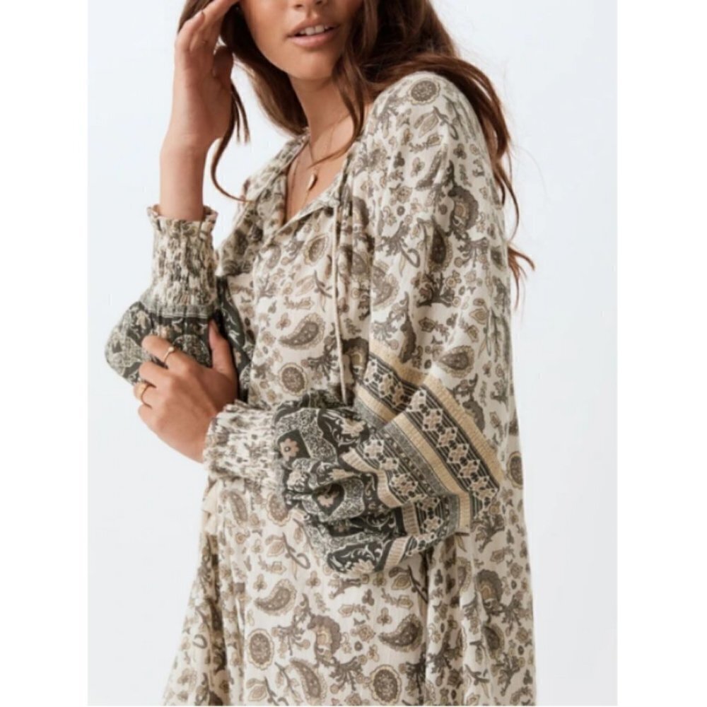 ๐SPELL & THE GYPSY๐ Journey Boho Dress ~ Ash Medium M NWT - Picture 9 of 16